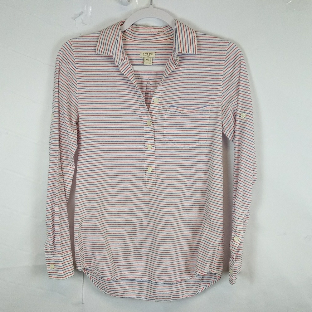 2 for $15  J.CREW Striped Top